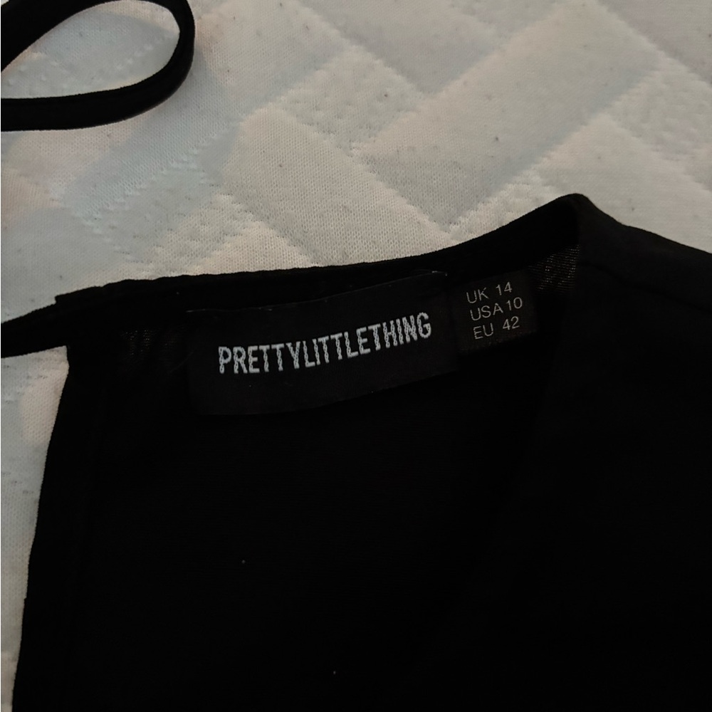 PrettyLittleThing Elegant Black Blouse